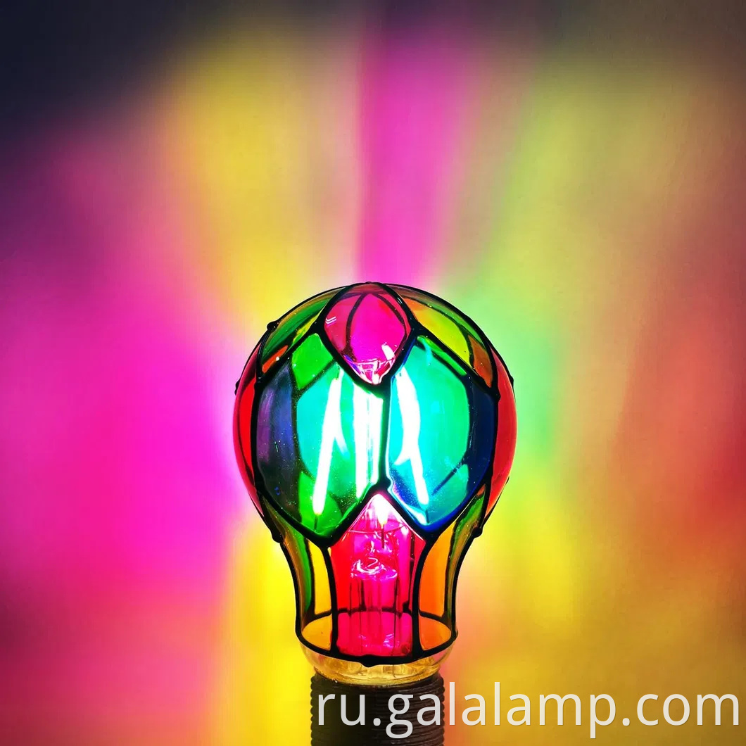 Dimmable Color Led Lack, E26 BASE PAINGED LIGHT для праздничной атмосферы